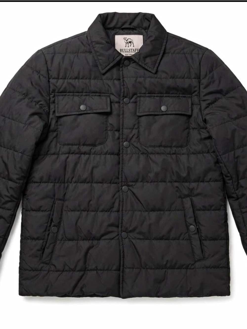 Men's Black Quilted Puffer Jacket